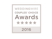 Wedding Wire - Couples Choice Award 2016